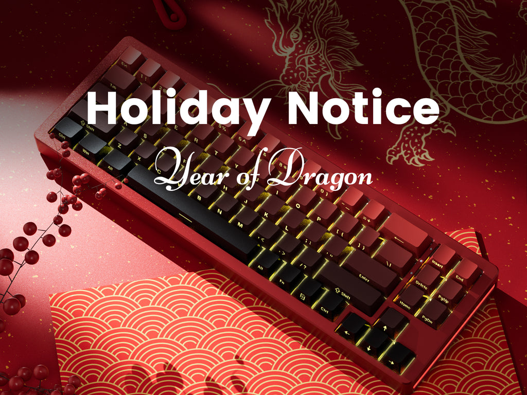 XVX/Womier 2024 Lunar New Year Holiday Notice