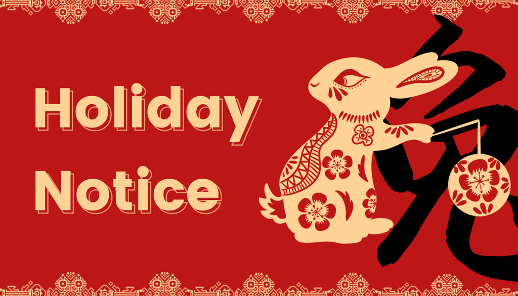 XVX/Womier Chinese New Year Holiday Notice